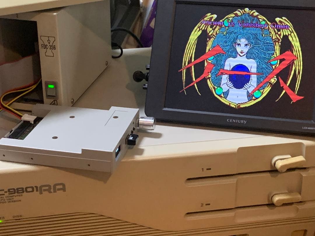 大型OLED Gotek フロッピーエミュレータ ノウハウ多数 動確済 FDD