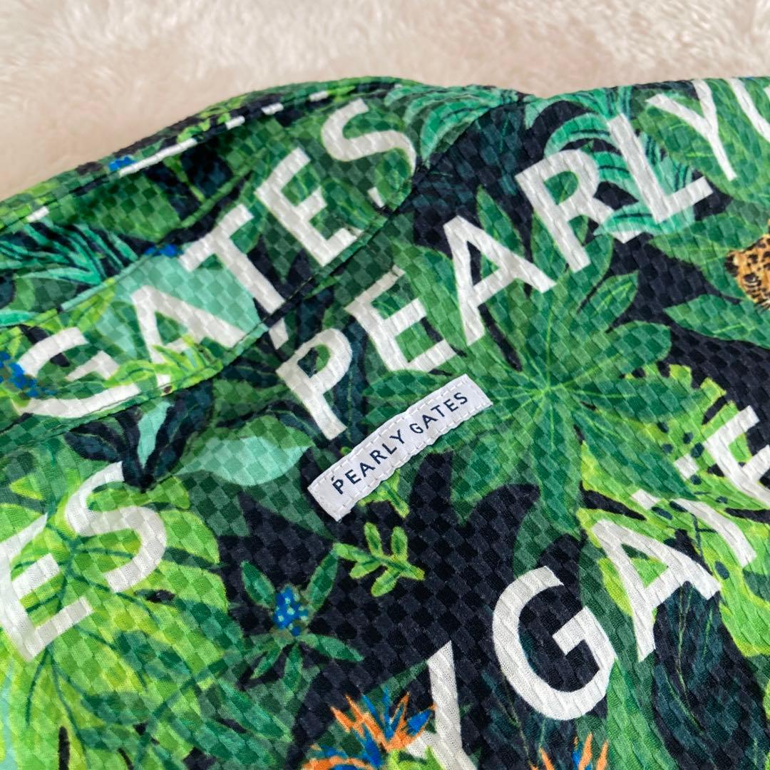 美品！パーリーゲイツ シアサッカー ジャングル 半袖シャツ size5