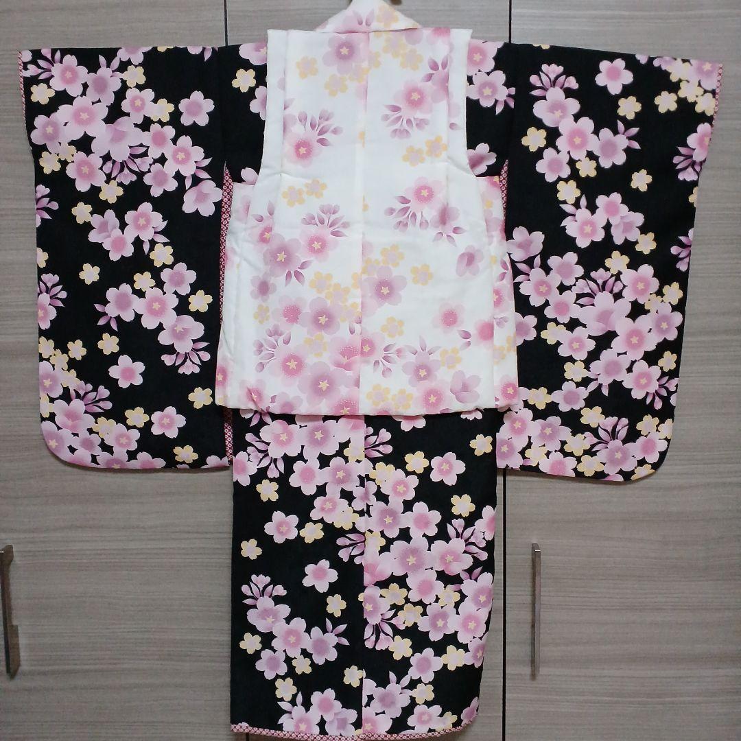 七五三 子供用着物セット 桜柄 七五三