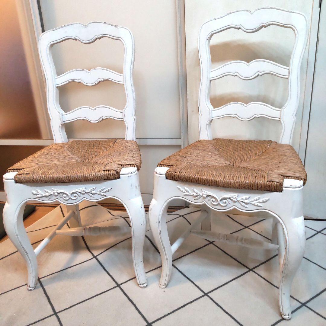 France Country Corner社製アンティーク ダイニングチェア2脚 - メルカリ