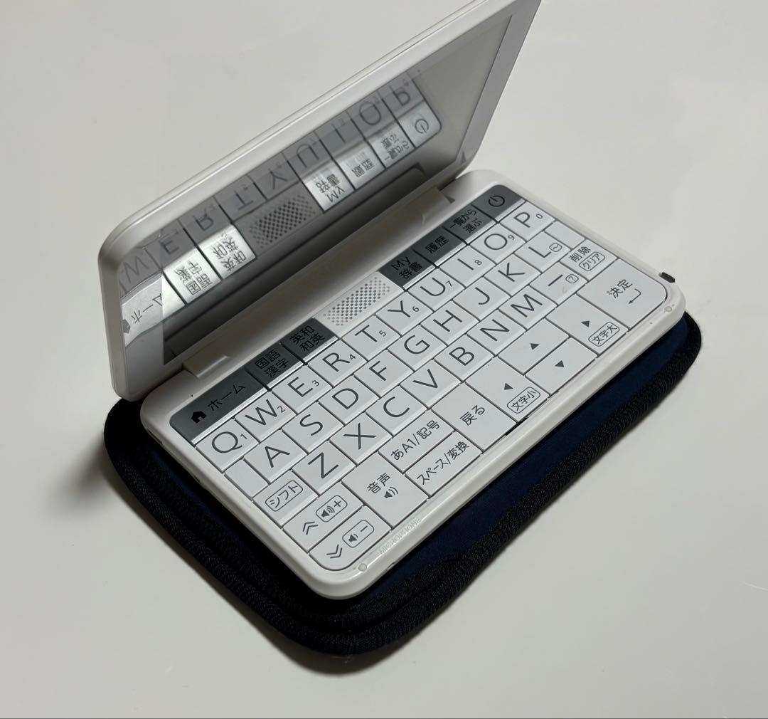 Brain 電子書籍リーダー 本体 ホワイト ケース付き 学校専用販売品 Amazon | カシオ 純正 EX-word 電子辞書用ケース ブックカバータイプ