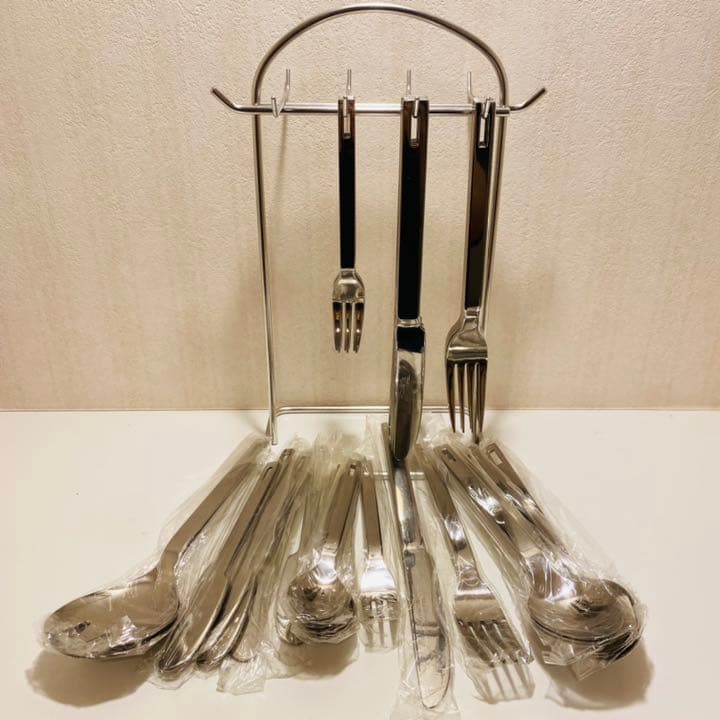 栗原はるみ監修 スタンド付き 公式 カトラリー デュオセット 計38本