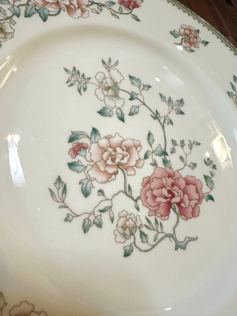 ミントン ジャスミン27cmディナー皿￼6枚セット バラ売りOK - メルカリ