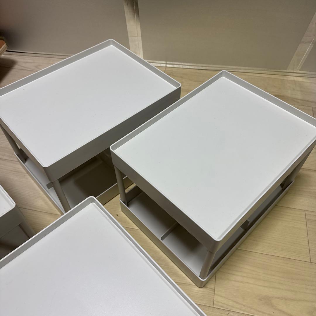 無印良品】ABS樹脂 脚付トレー（4つセット） - メルカリ