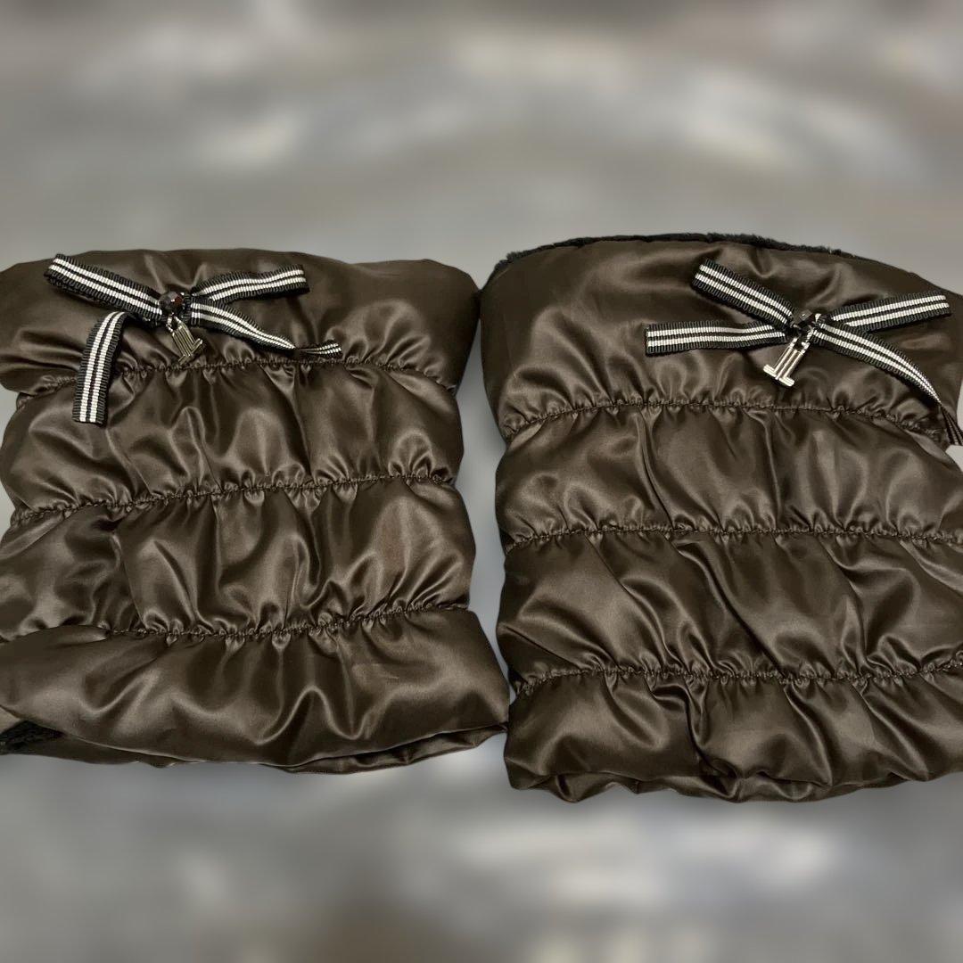 LANVIN SPORT レッグウォーマー フリーサイズ ブラウン ゴルフウェア