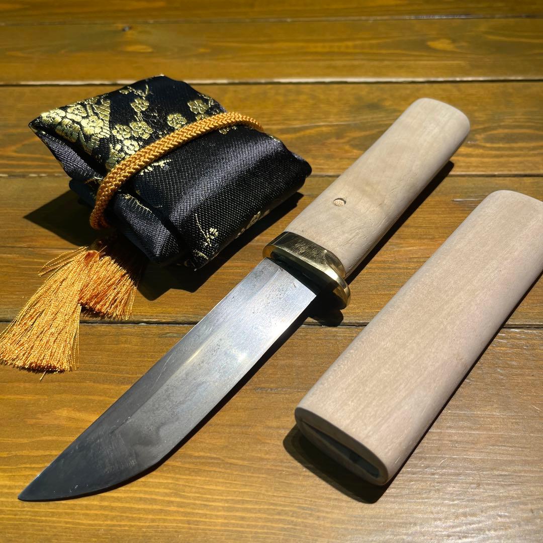 日本刀残欠クラフトナイフNo.33 備前国住祐定 白鞘 - メルカリ