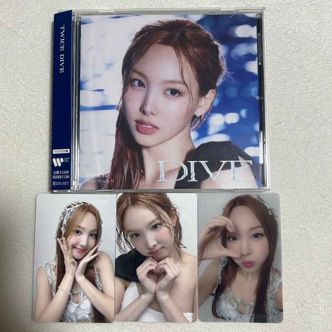 TWICE DIVE ナヨン 777人限定トレカ付き ナヨン盤 - メルカリ