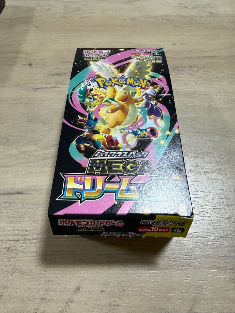ポケモンカードゲーム MEGAドリームex 1box シュリンク、ペリペリなし
