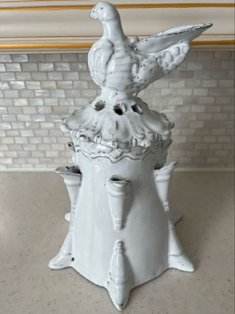 Astier de Villatte アスティエ・ド・ヴィラット 小鳥のベース Astier de Villatte スワン・オーナメント | ブランドジュリエ