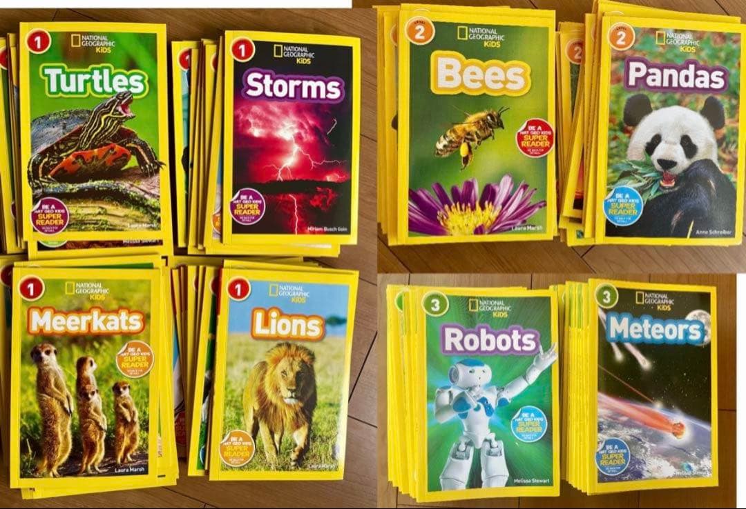 National Geographic Kids L1-3英語絵本125冊セット - メルカリ