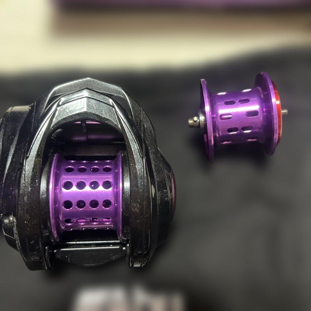 美品】アブガルシア REVO EXD SHS-L 社外品ノブ