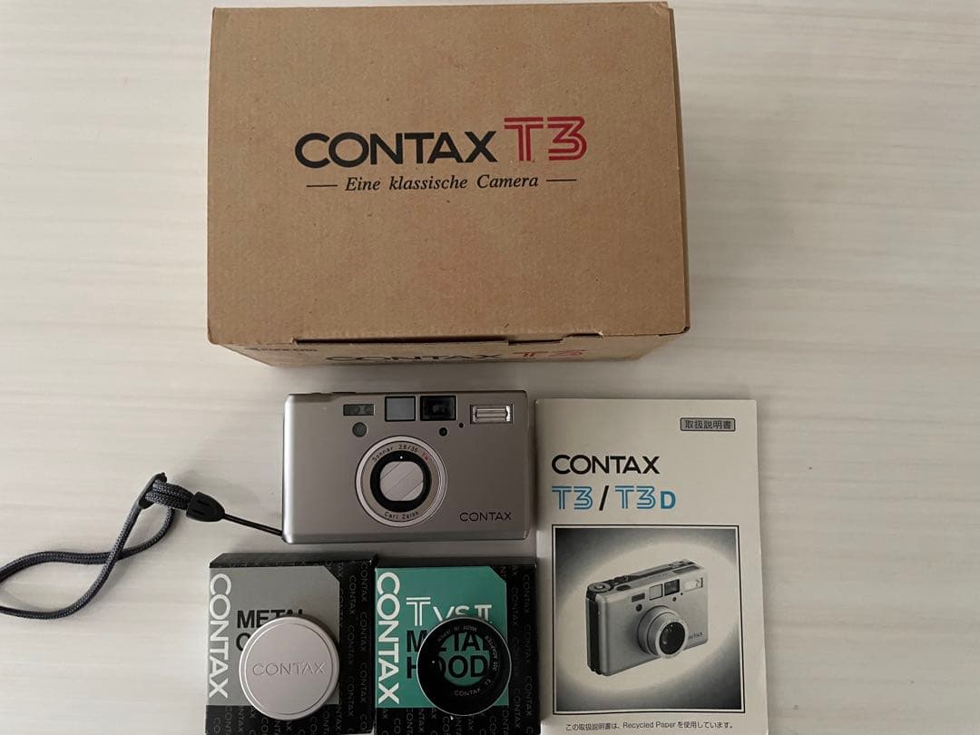 CONTAX T3 コンタックス　京セラ　美品 コンタックス / キョウセラ(CONTAX/KYOCERA)|コンパクトフィルムカメラ