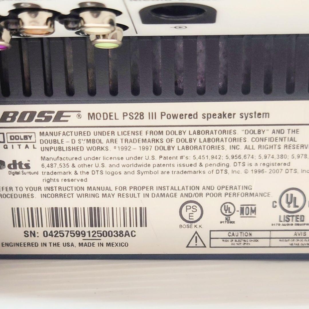 BOSEボーズ PS28III MC1 ホームシアター 5.1ch システム