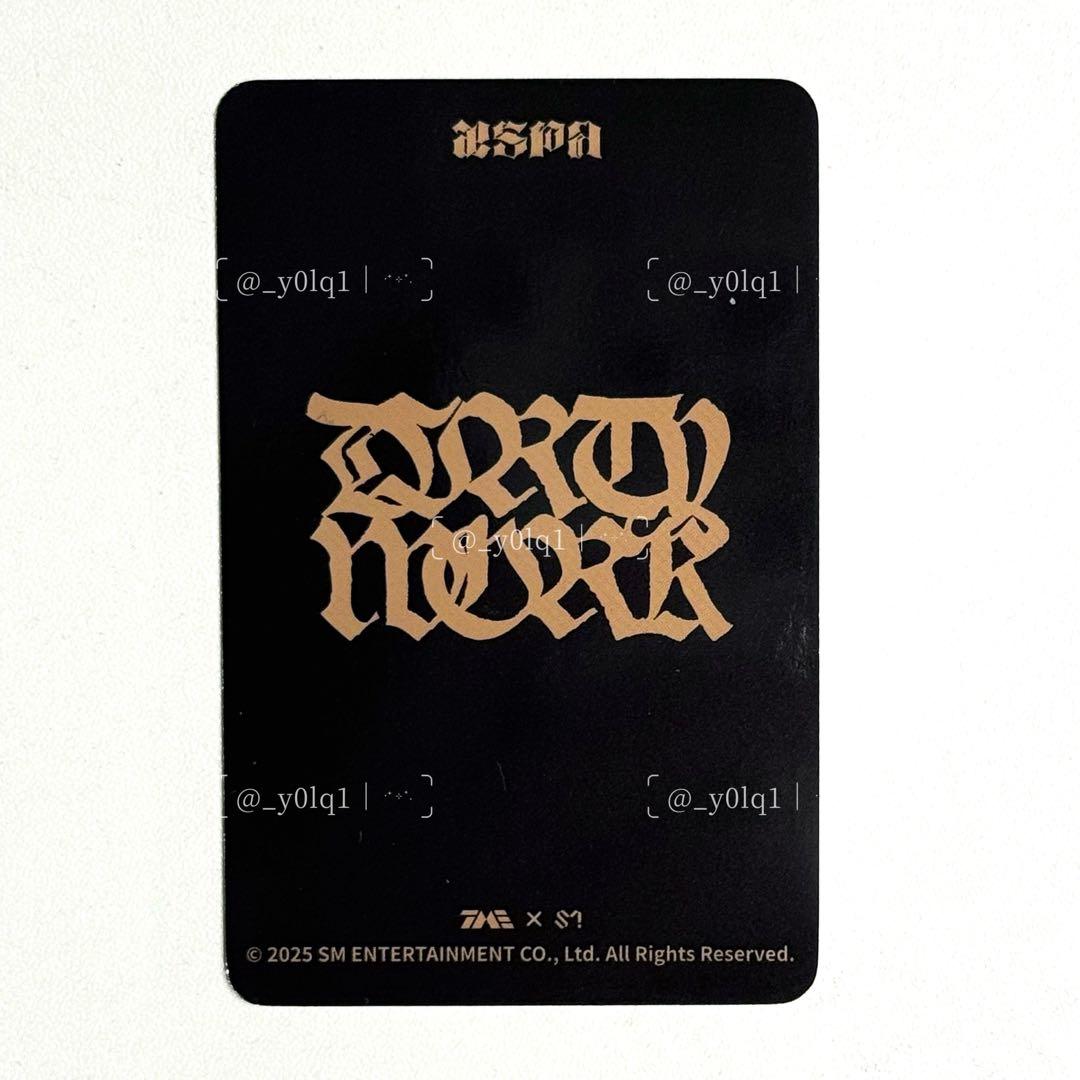 aespa ウィンター Dirty Work トレカ qq music 中華 - メルカリ