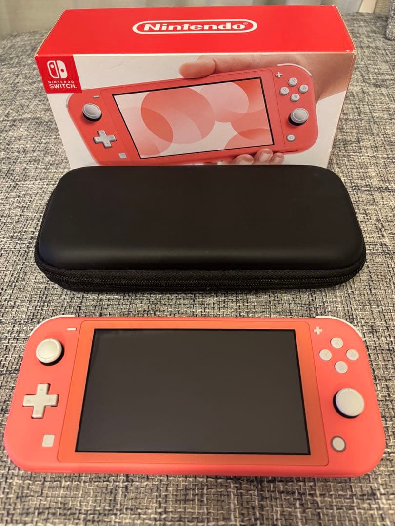 Nintendo Switch Lite ピンク 本体 ケース付き 充電器無し - メルカリ