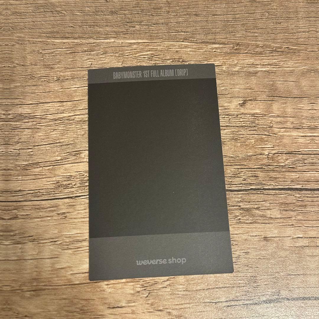 BABYMONSTER ベビモン DRIP weverse 当選 トレカ アサ - メルカリ
