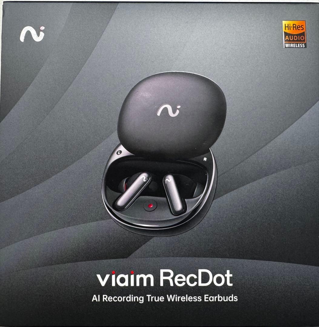 viaim RecDot | XFVI-A92 | ヴィエイム レックドッ AIイヤホンレコーダー RecDot ブラック XFVI-A92 [Bluetooth対応