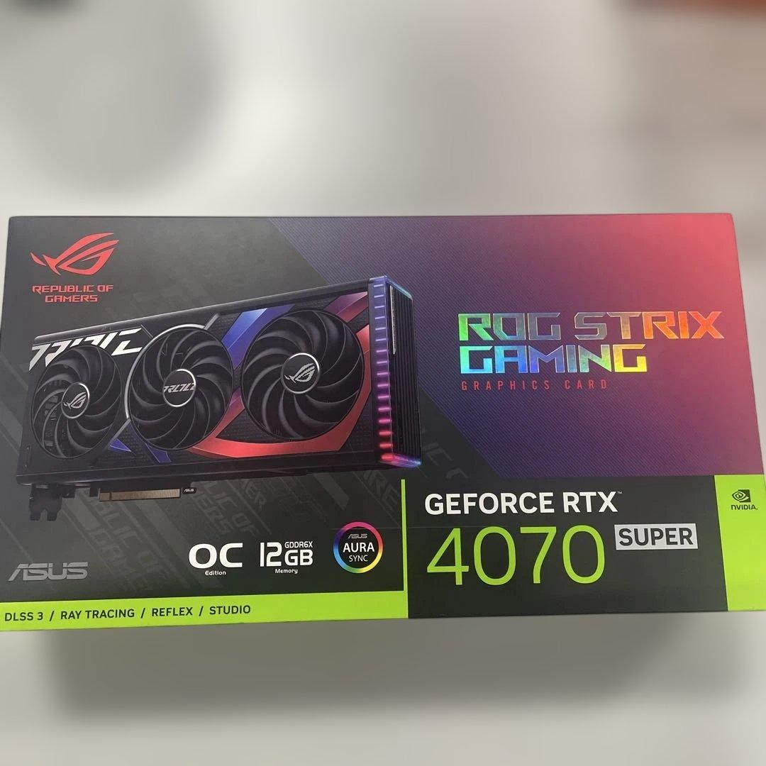 グラフィックボード・グラボ・ビデオカード ASUS ROG STRIX GAMING RTX 4070 SUPER Amazon | ASUS ROG Strix GeForce RTX 4070 Super OC Edition