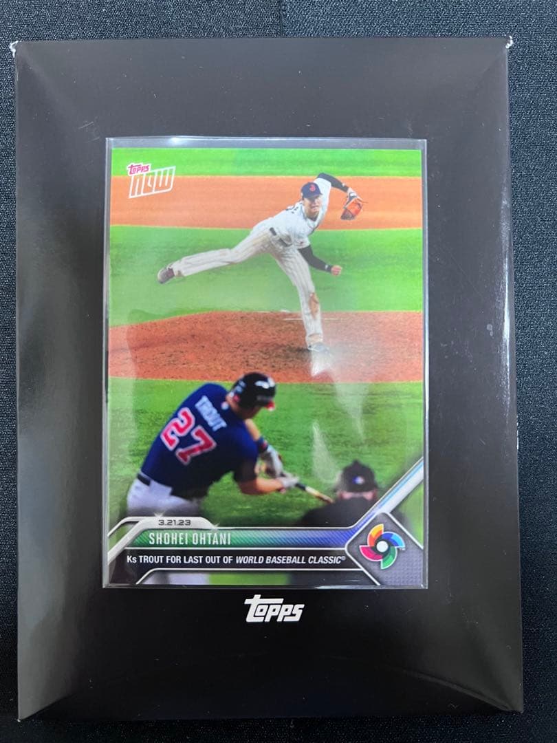 大谷翔平 2023 Topps Now 決勝戦 WBC - 71 トラウト - メルカリ