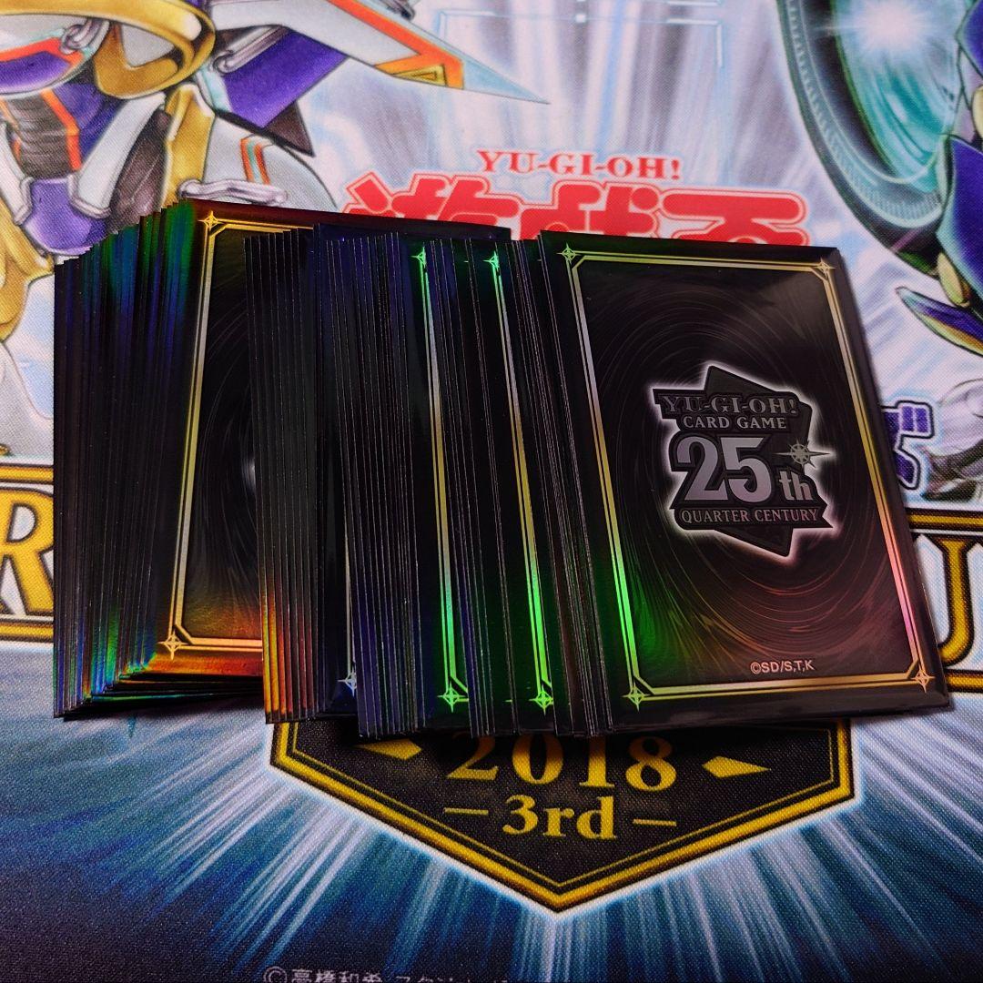 遊戯王」25th スリーブ ブラック 75枚 - メルカリ
