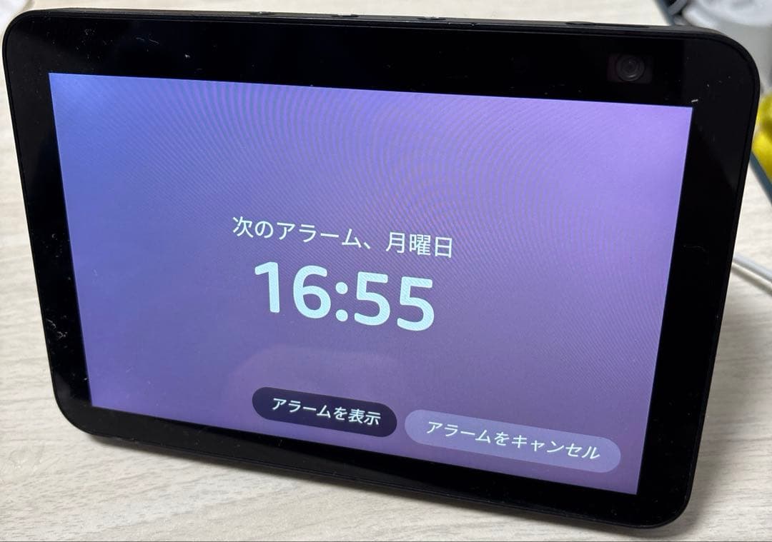 動作確認済み・初期化済み】Echo Show 8（第2世代）チャコール - メルカリ