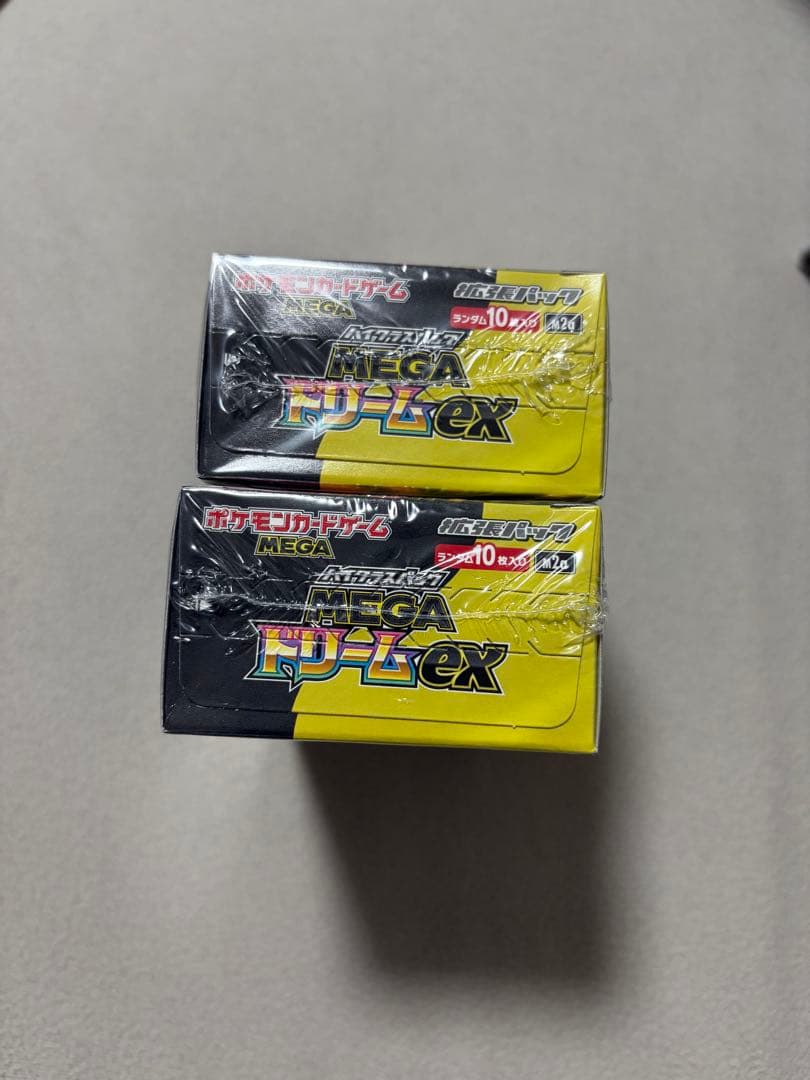 ポケモンカードゲーム MEGA ドリームEX 2BOX 新品未開封シュリンク付き