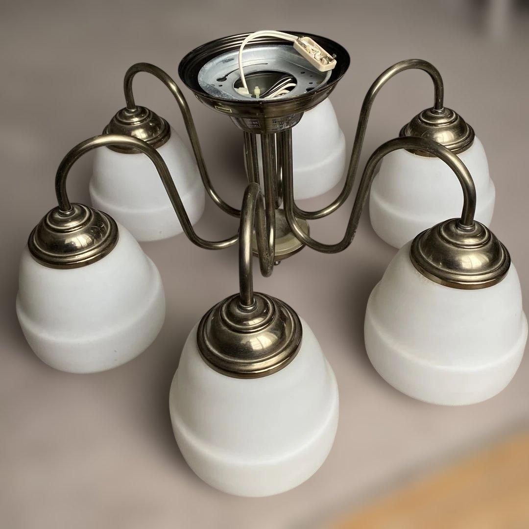 National レトロ シャンデリア 〜部品1つ紛失〜 《たのメル便》 - メルカリ