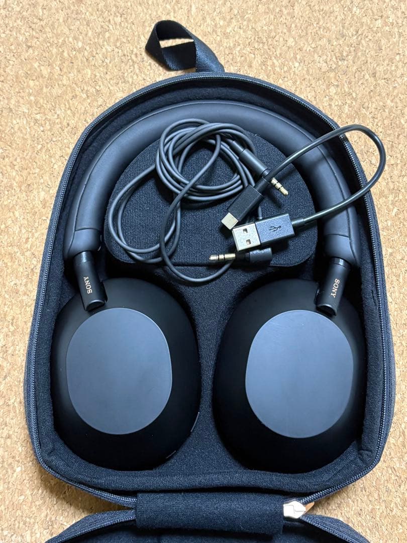 SONY WH-1000XM5 ワイヤレスヘッドホン ブラック - メルカリ