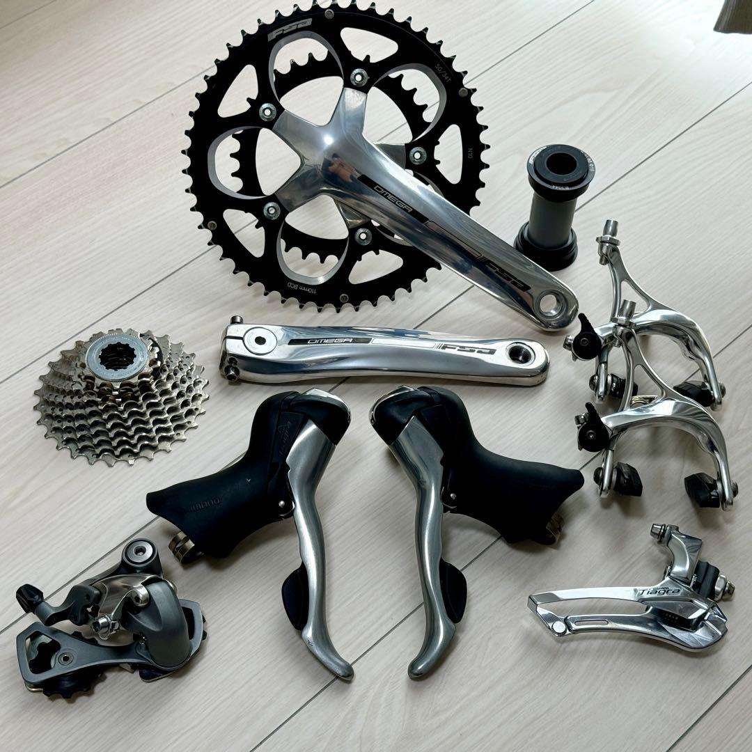 SHIMANO TIAGRA 4600 10速 コンポーネントクループセット - メルカリ