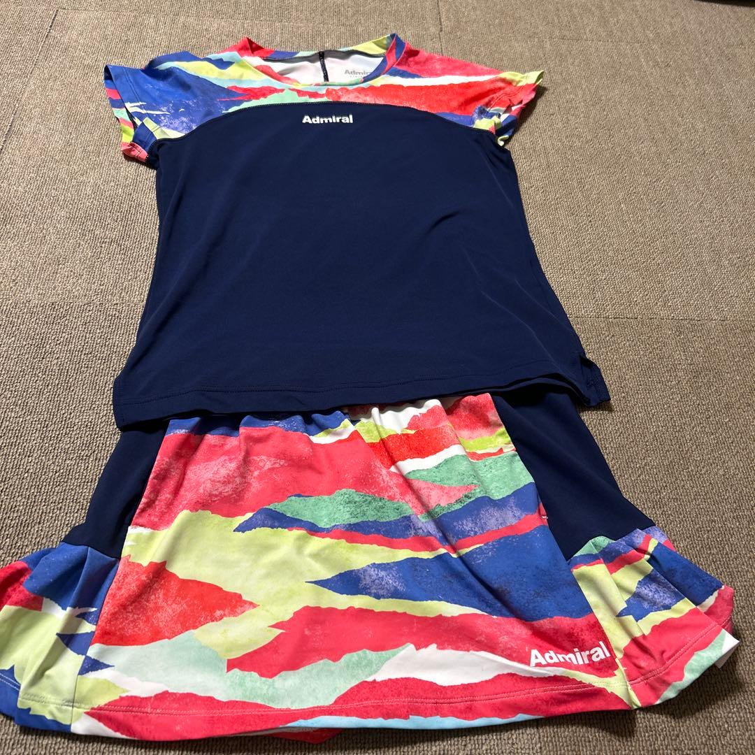 ⭐️週末値下げ⭐️Admiral レディース テニスセットアップM 週末値下げラスト！Admiral テニスウェア上下セット rhiannonoriginal