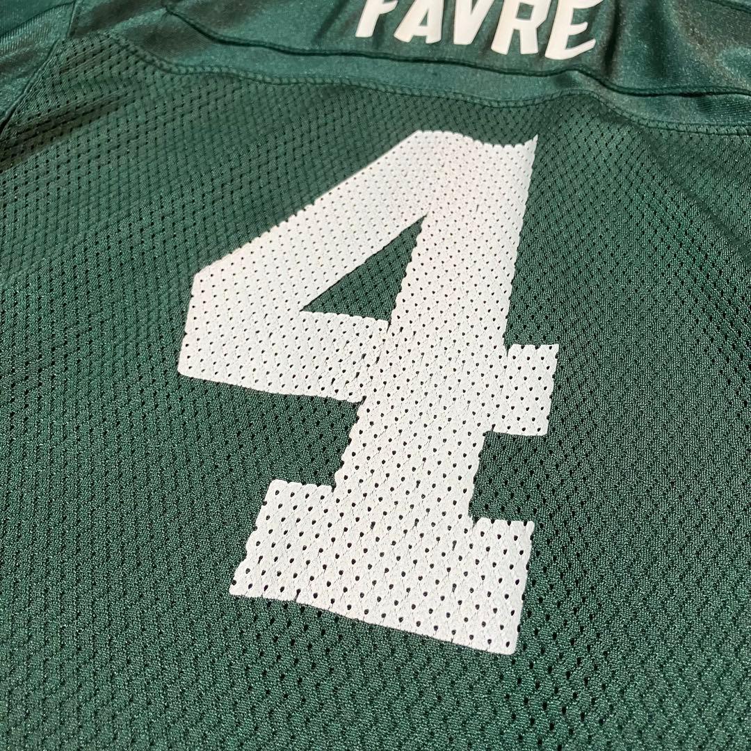 NFL】ブレット・ファーブユニフォーム Reebok Lグリーンベイパッカーズ
