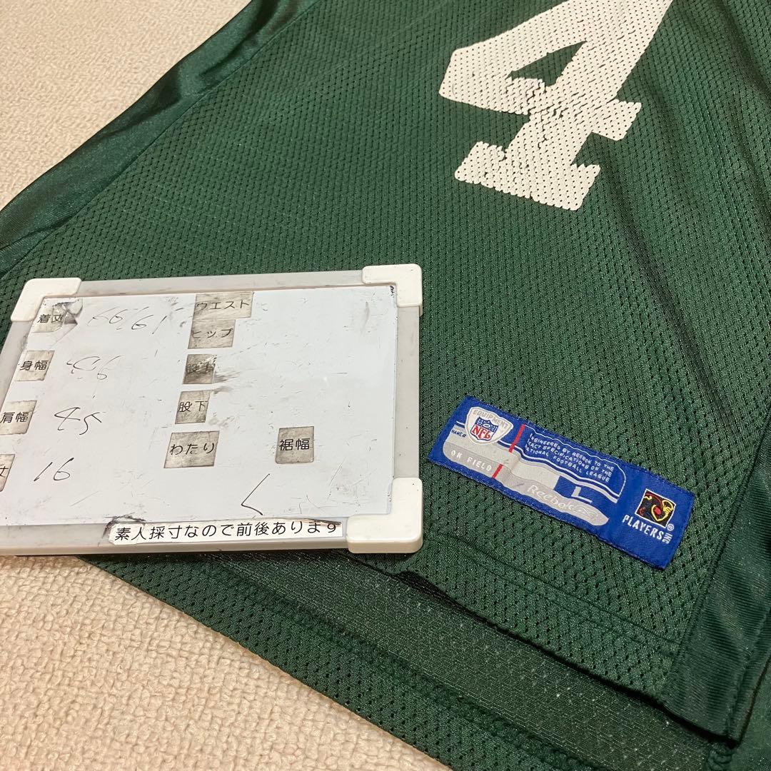NFL】ブレット・ファーブユニフォーム Reebok Lグリーンベイパッカーズ