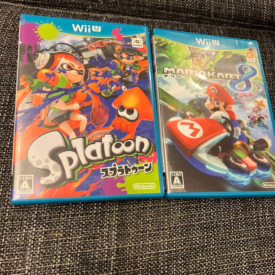 WiiU Splatoon（スプラトゥーン）、マリオカート8 - メルカリ
