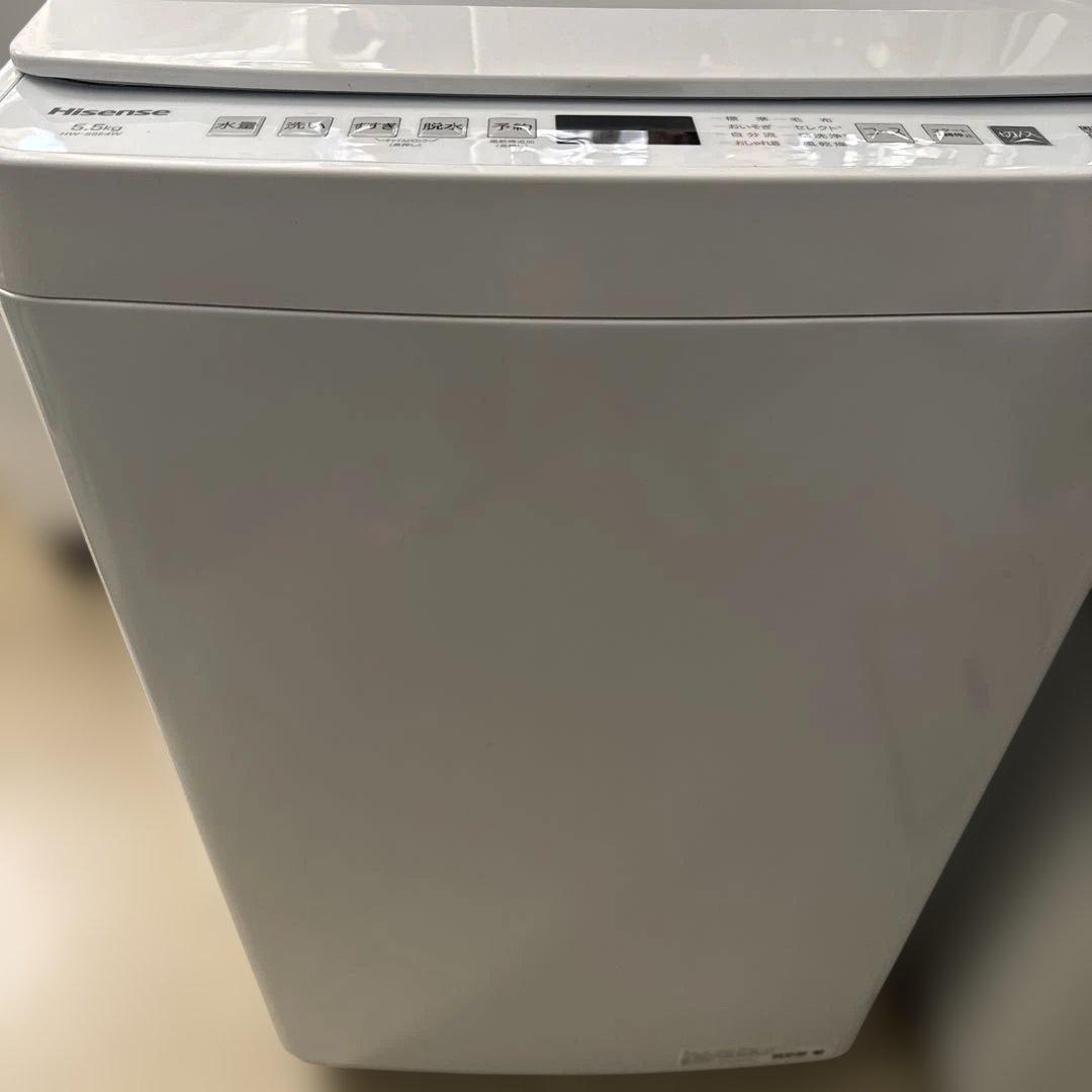 名古屋近郊限定　2025年 ハイセンス 洗濯機　5.5kg 極美品