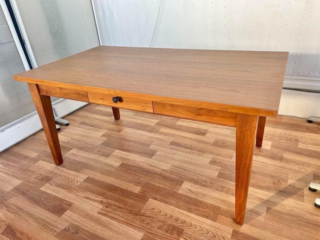 673 ニトリ エリル ダイニングテーブル クラシック 150 木 リビング b