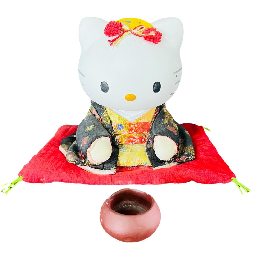 ハローキティ 日本人形 黒もみじ 着物 置物 フィギュア 2002年 - メルカリ