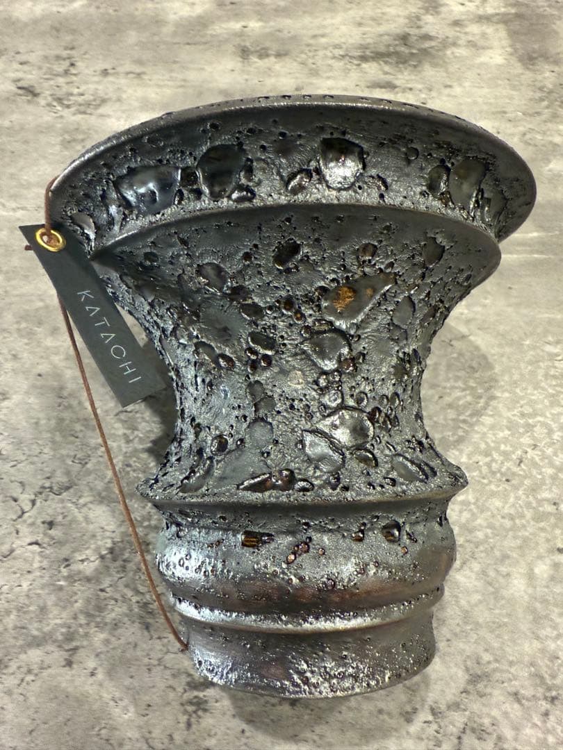 Mederu pot ドリッパー MサイズCrater Black カタチ製作所