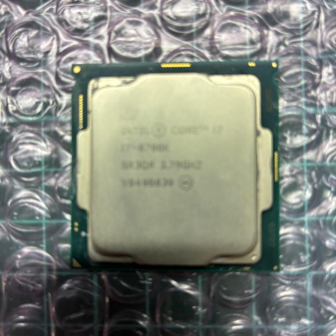 動作確認済み】Intel Core i7-8700K CPU 3.70GHz - メルカリ