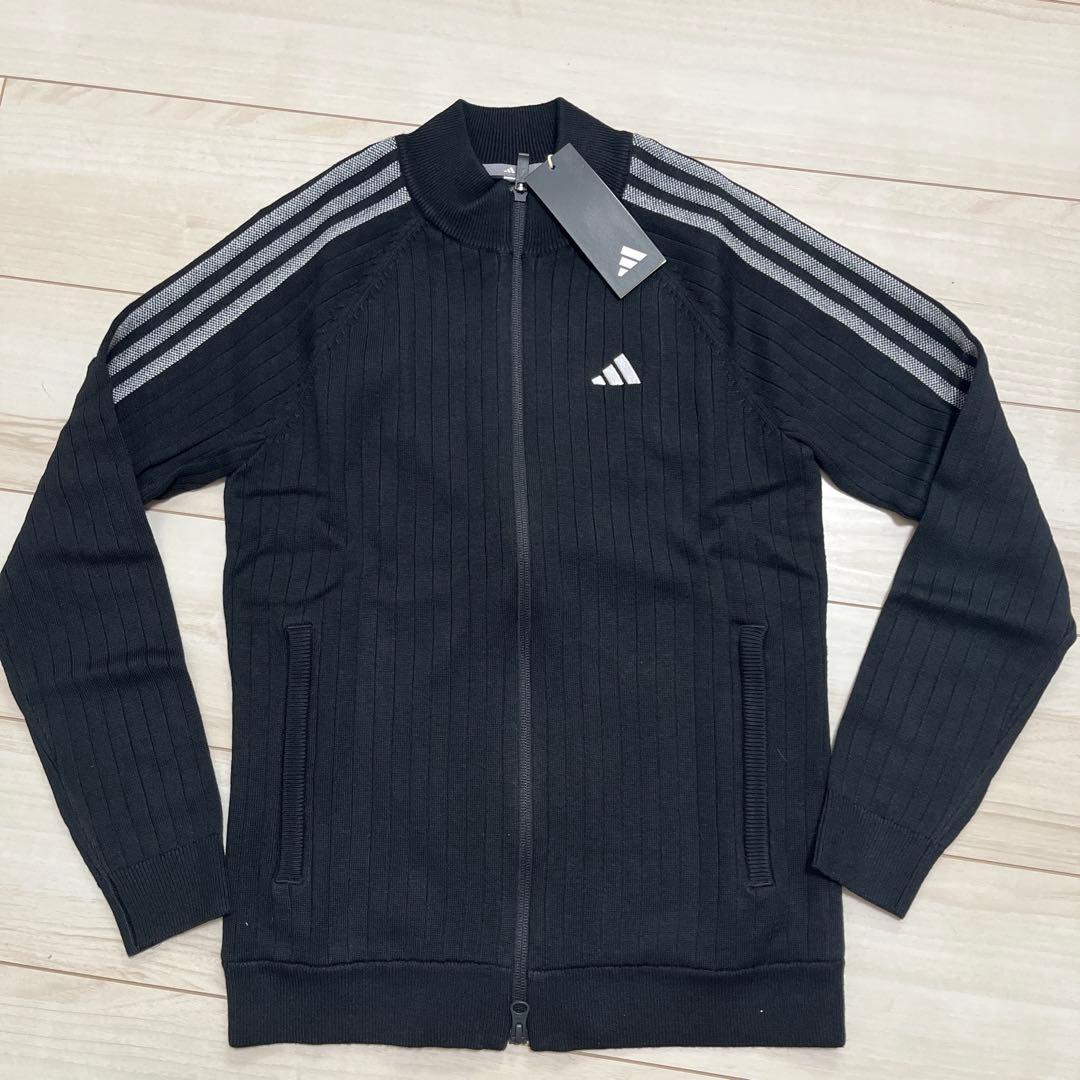 新品 アディダス ゴルフ 防風 ニット ジャケット／スカート 上下 M
