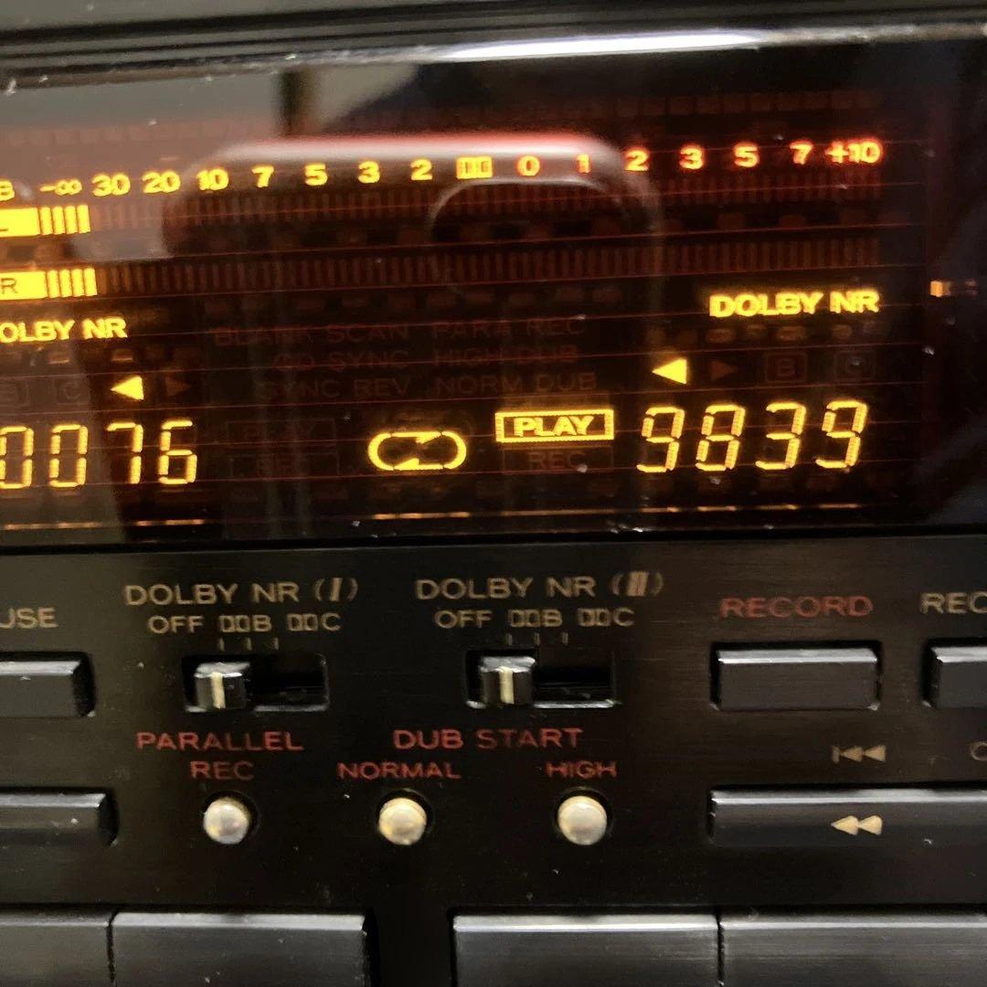 【新年価格】《完動品》TEAC W6000R ダブルオートリバースカセットデッキ