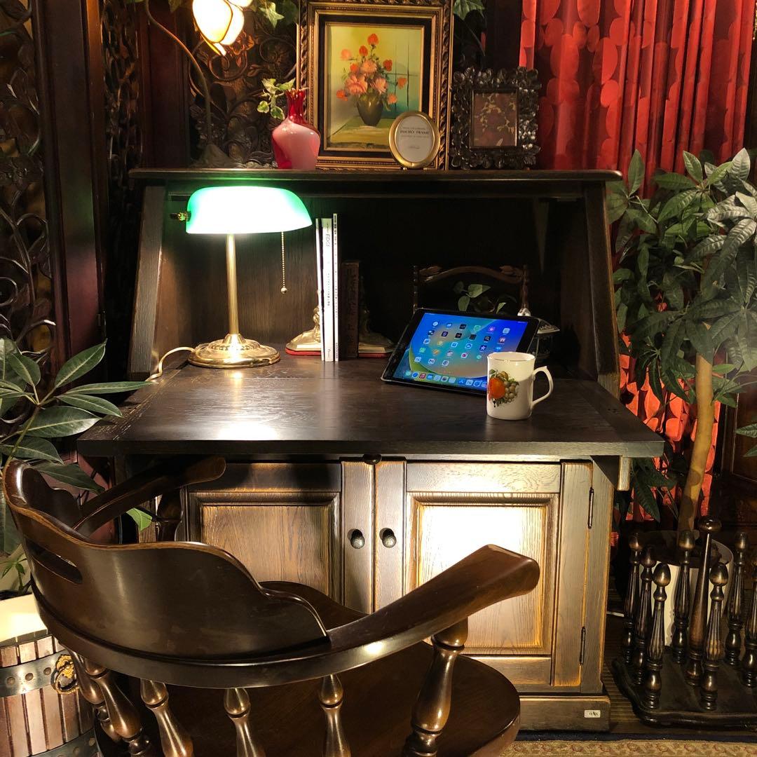 Sale 国産ヴィンテージ 北海道旭川 近藤工芸 ライティングビューロー