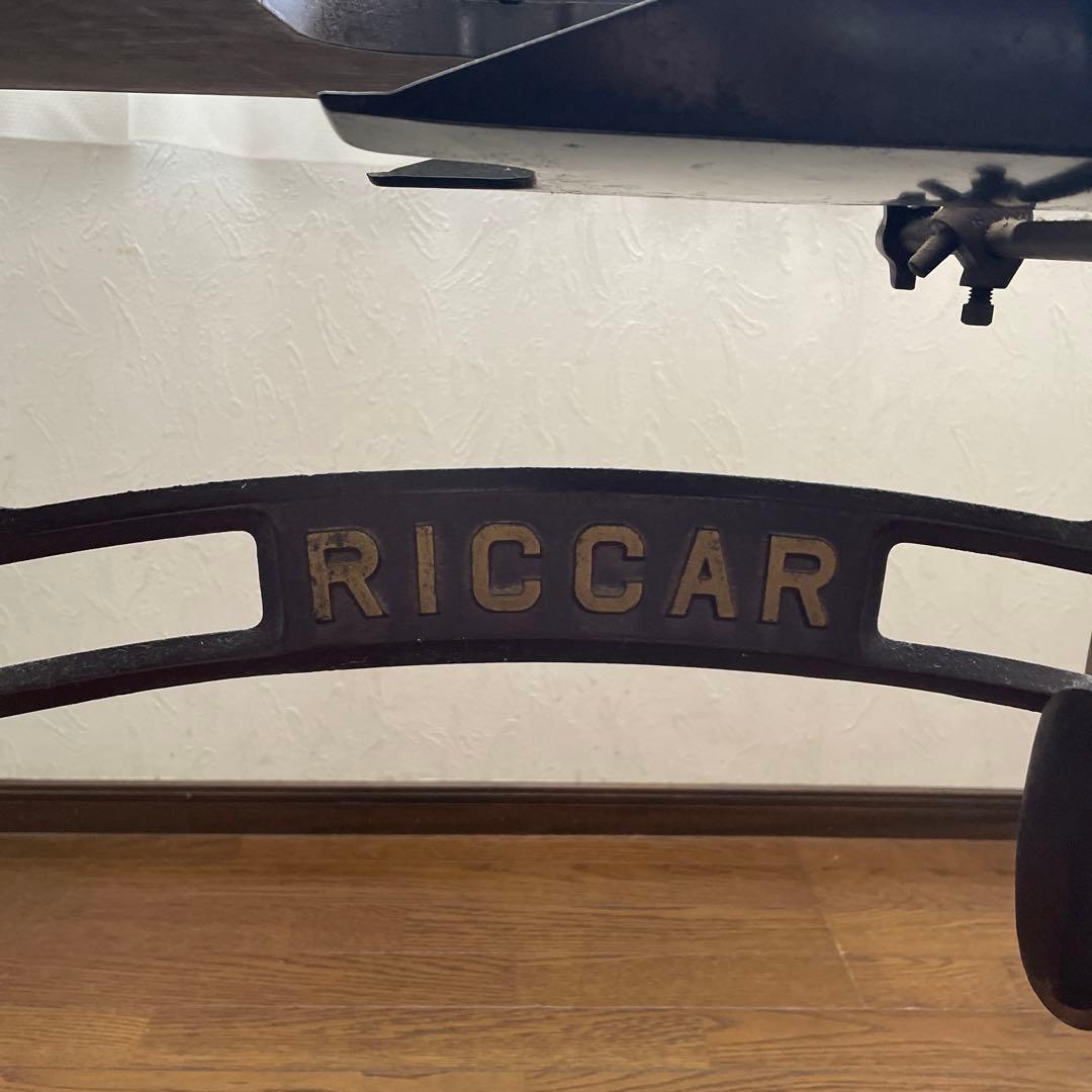アンティーク ミシン台 レトロ RICCER ディスプレイ送料込み