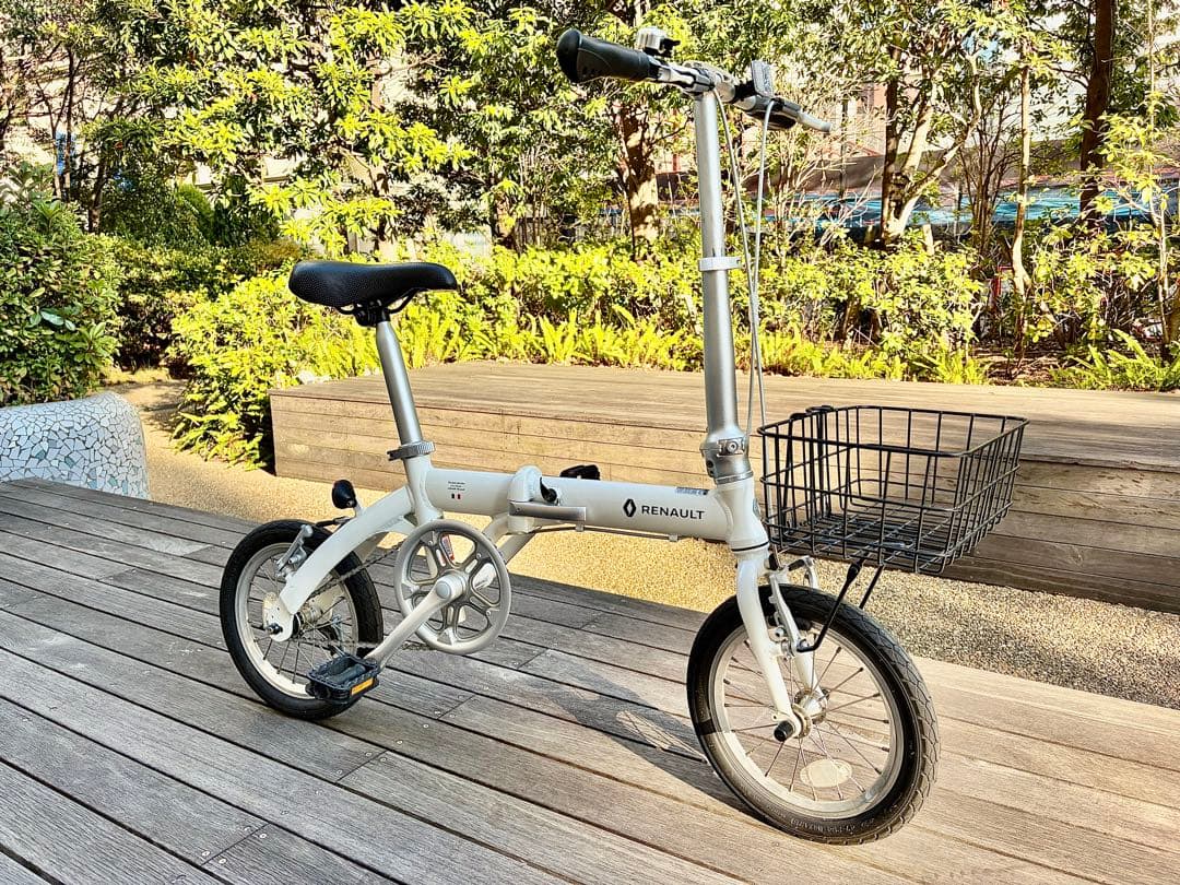 RENAULT LIGHT 8 14インチ 8.3kg ホワイト折りたたみ自転車