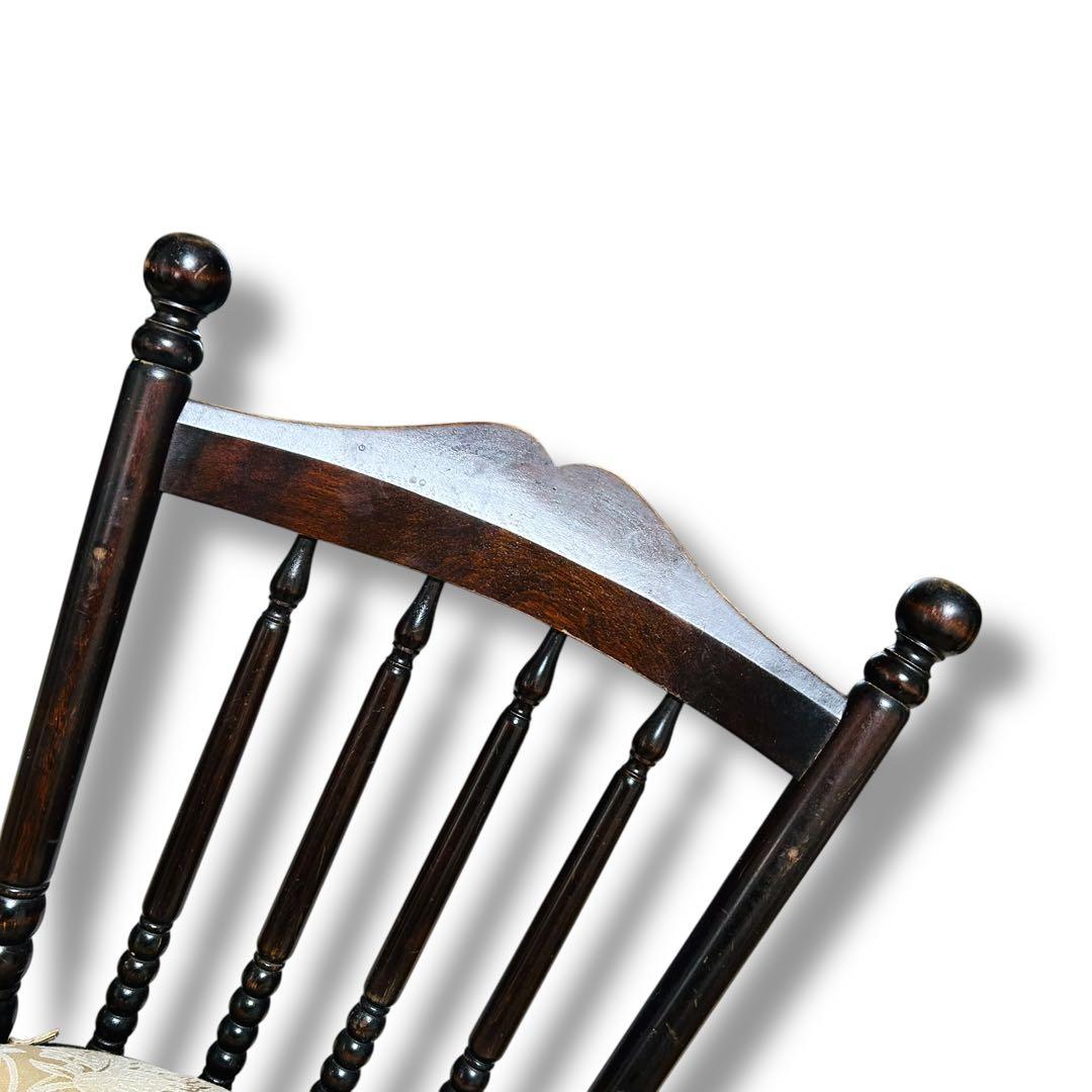 2脚セット】③④ 北海道民芸家具 樺桜材 ウィンザー スピンドル チェア