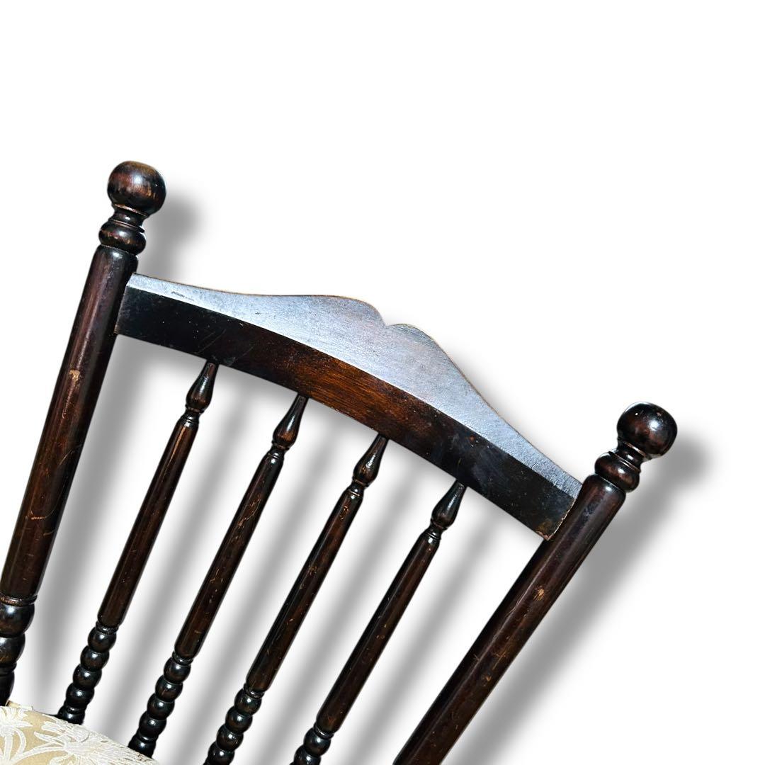 2脚セット】③④ 北海道民芸家具 樺桜材 ウィンザー スピンドル チェア