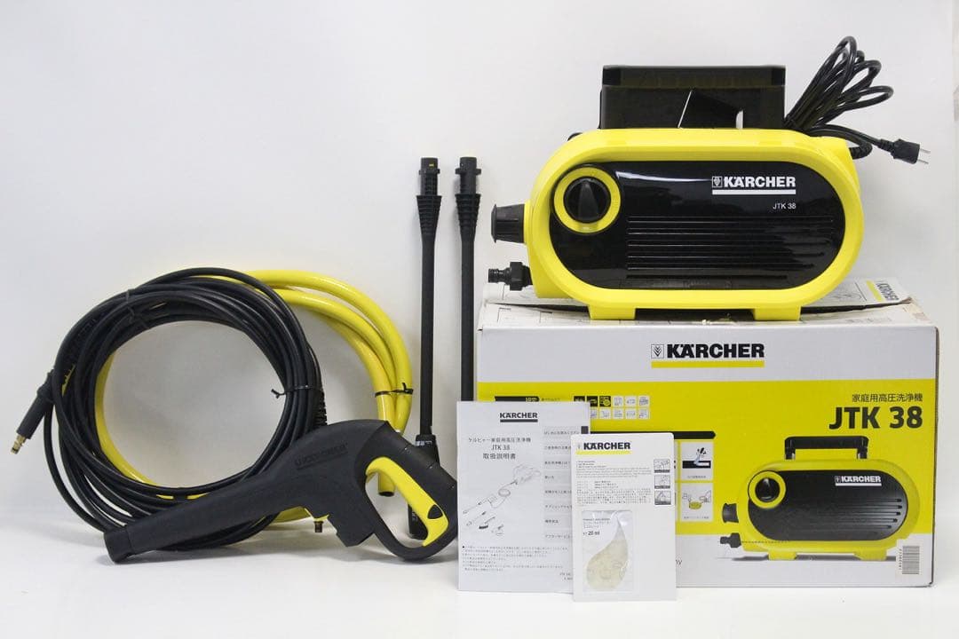 【動作確認済み 】KARCHER ケルヒャー JTK38 高圧洗浄機 Amazon | ケルヒャー 家庭用高圧洗浄機 JTK38 | 高圧洗浄機本体