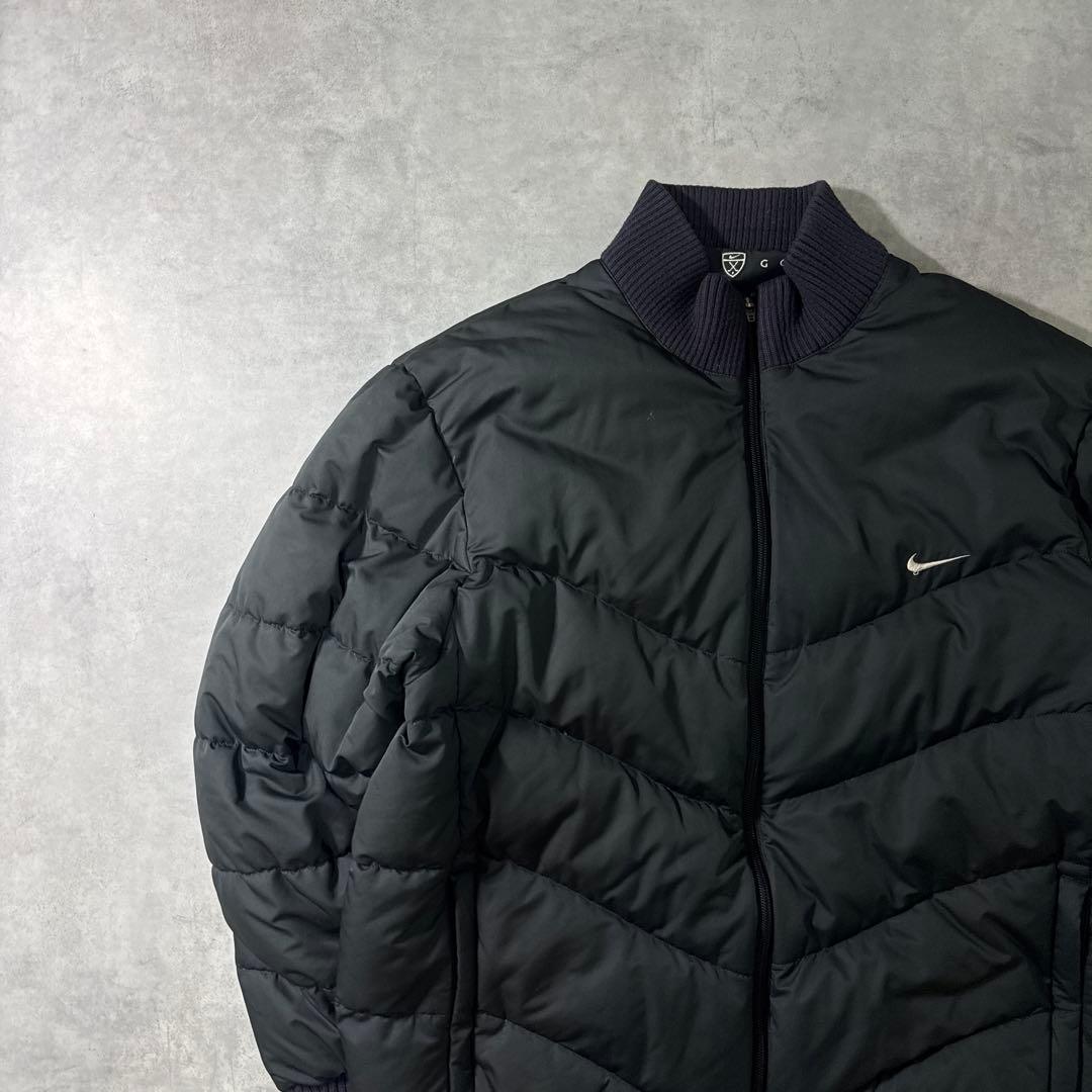 NIKE golf 00s ダウンジャケット ナイキゴルフ 中綿 肉厚 ブラック