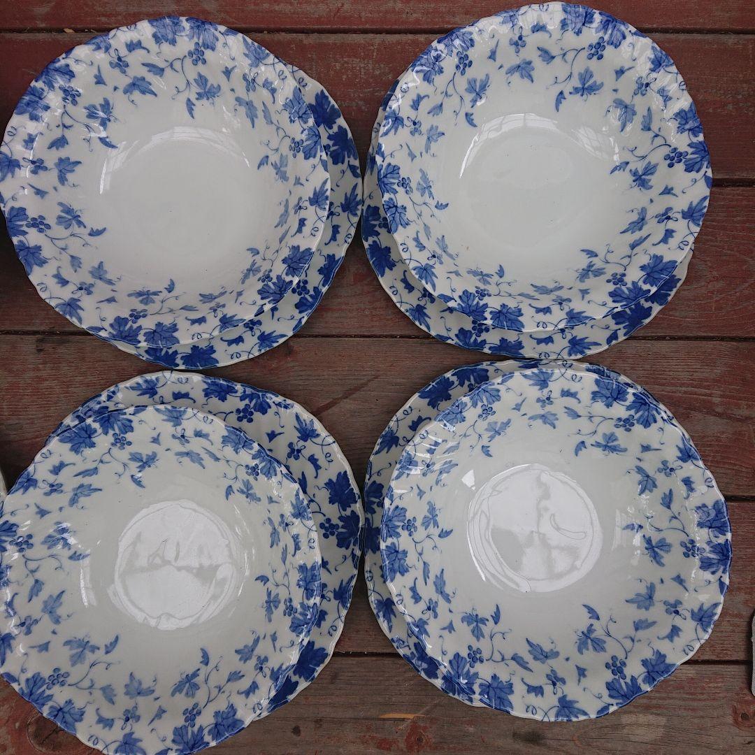 第一陶器 Blue Lyon 青い花柄 陶磁器皿 5枚セット - メルカリ
