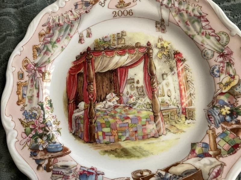 未発売の試作品Brambly Hedge イヤープレート ブランブリーヘッジ