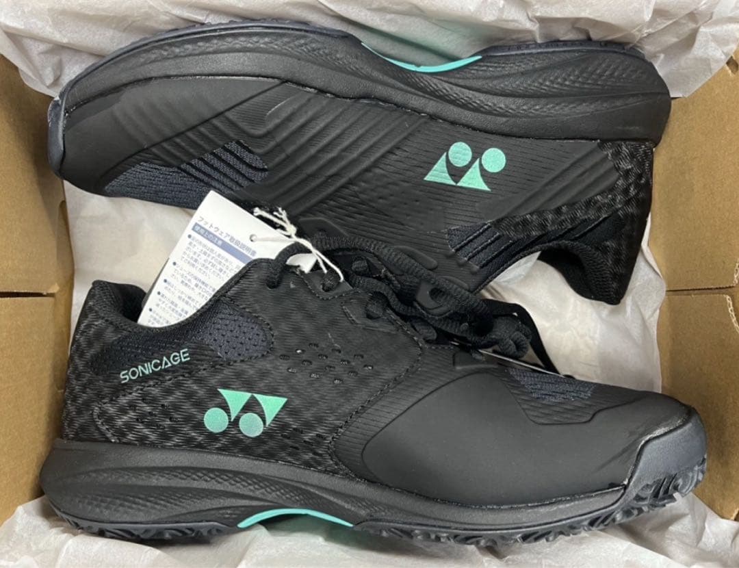 YONEX テニスシューズ クレー砂入人工芝用 4E wide 007 24.0 - メルカリ